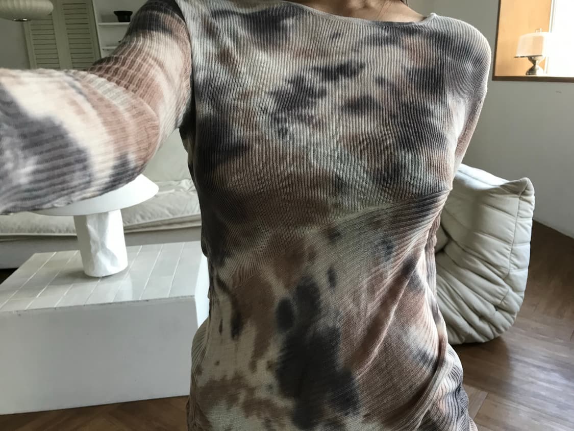 vintage pattern top 상품이미지4