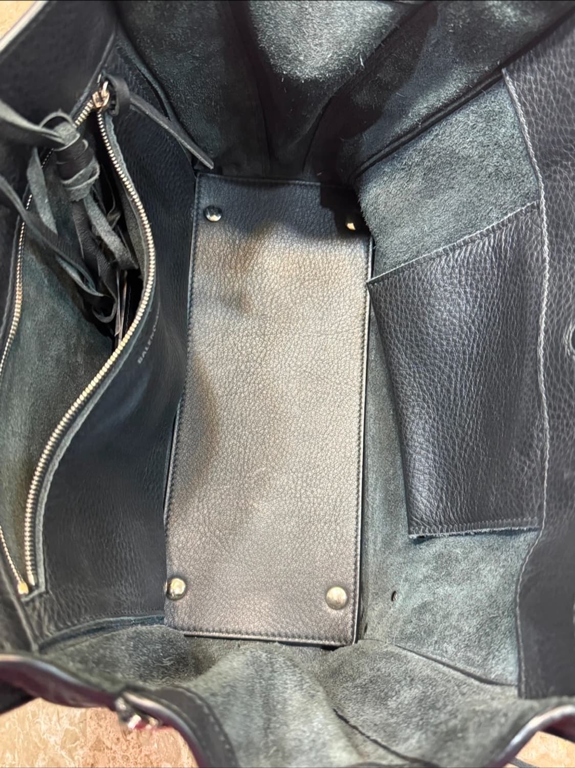 발렌시아가 파피에르 A6 블랙 토트백 상품이미지6