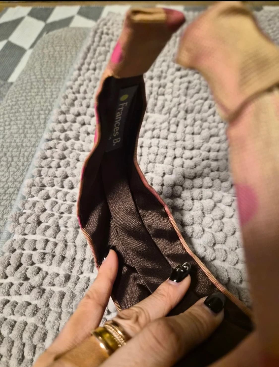 Frances B. 브랜드의  실크 헤어밴드 상품이미지4