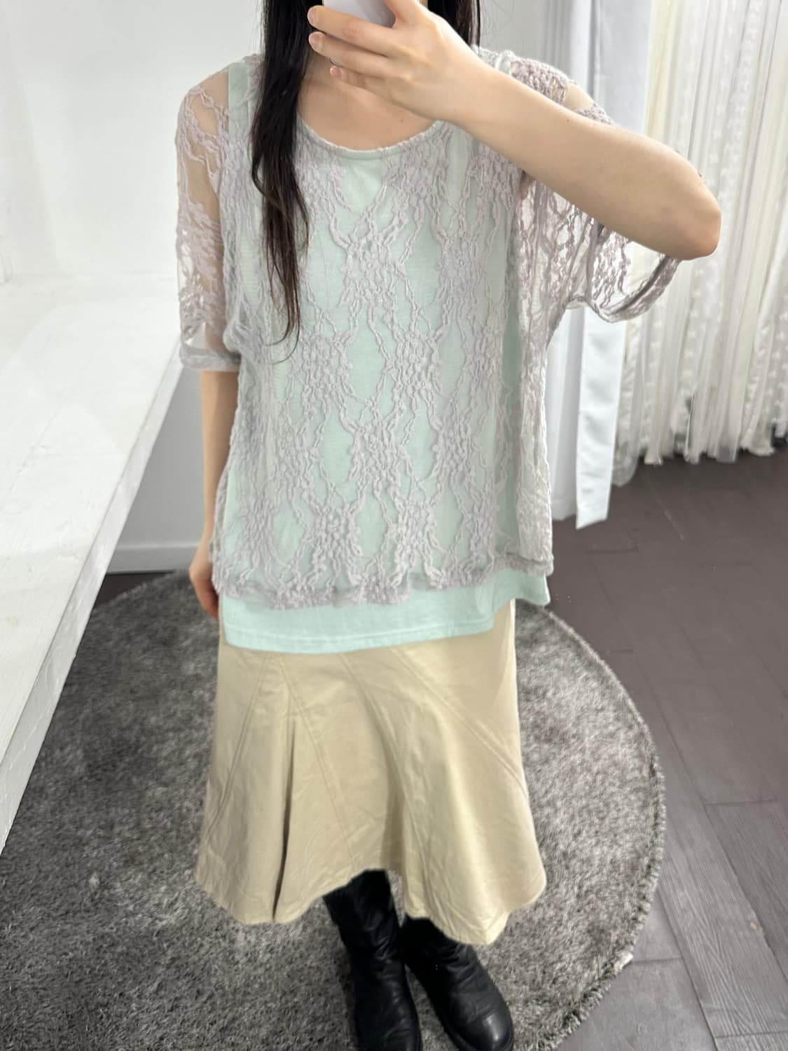 n’Or layered blouse top 상품이미지3