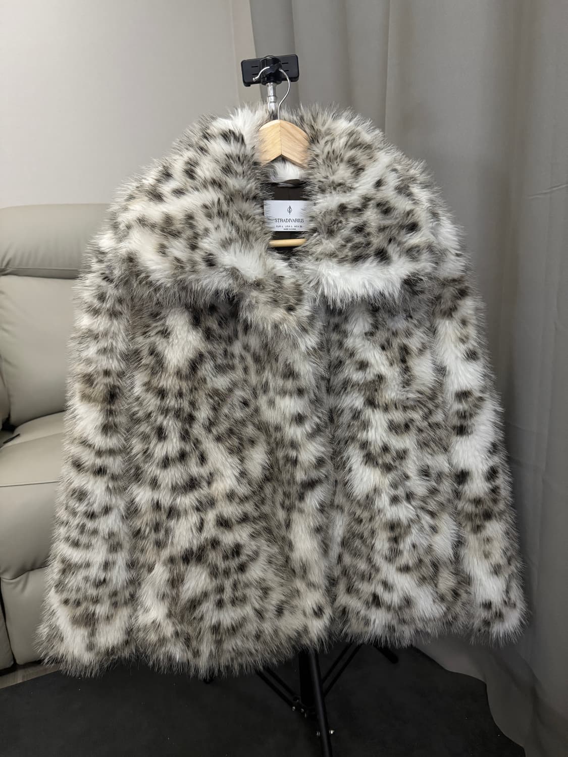 레오파드 퍼 코트 상품이미지1