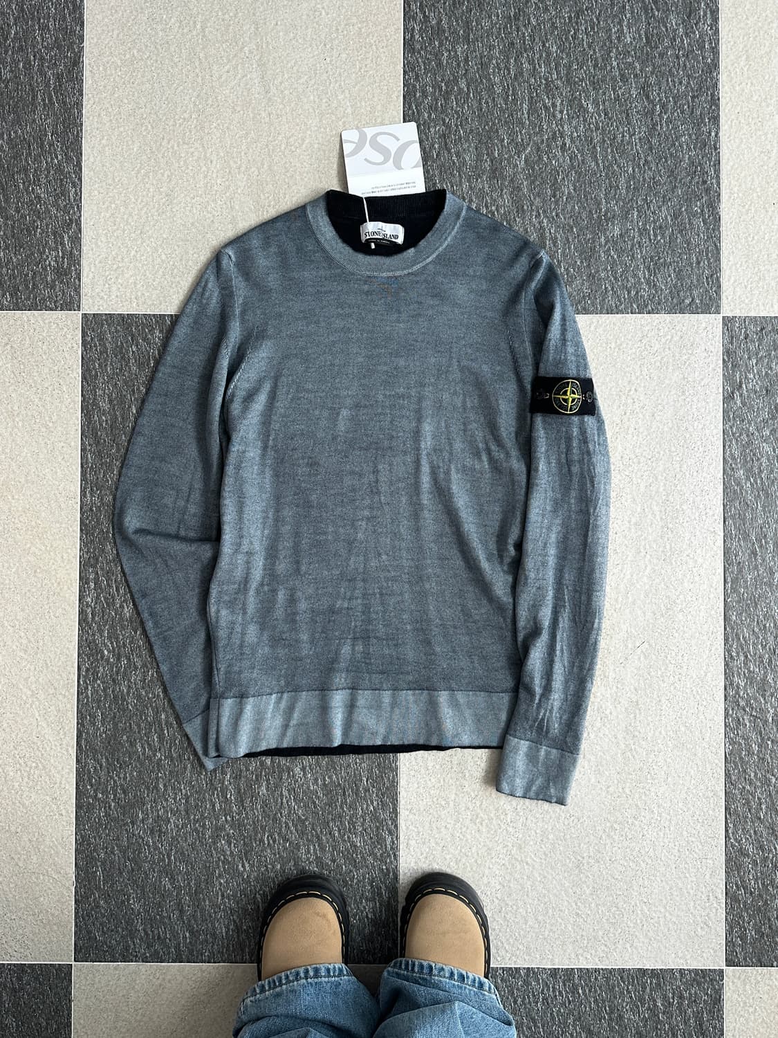 스톤아일랜드 에어브러쉬 울 니트  상품이미지1