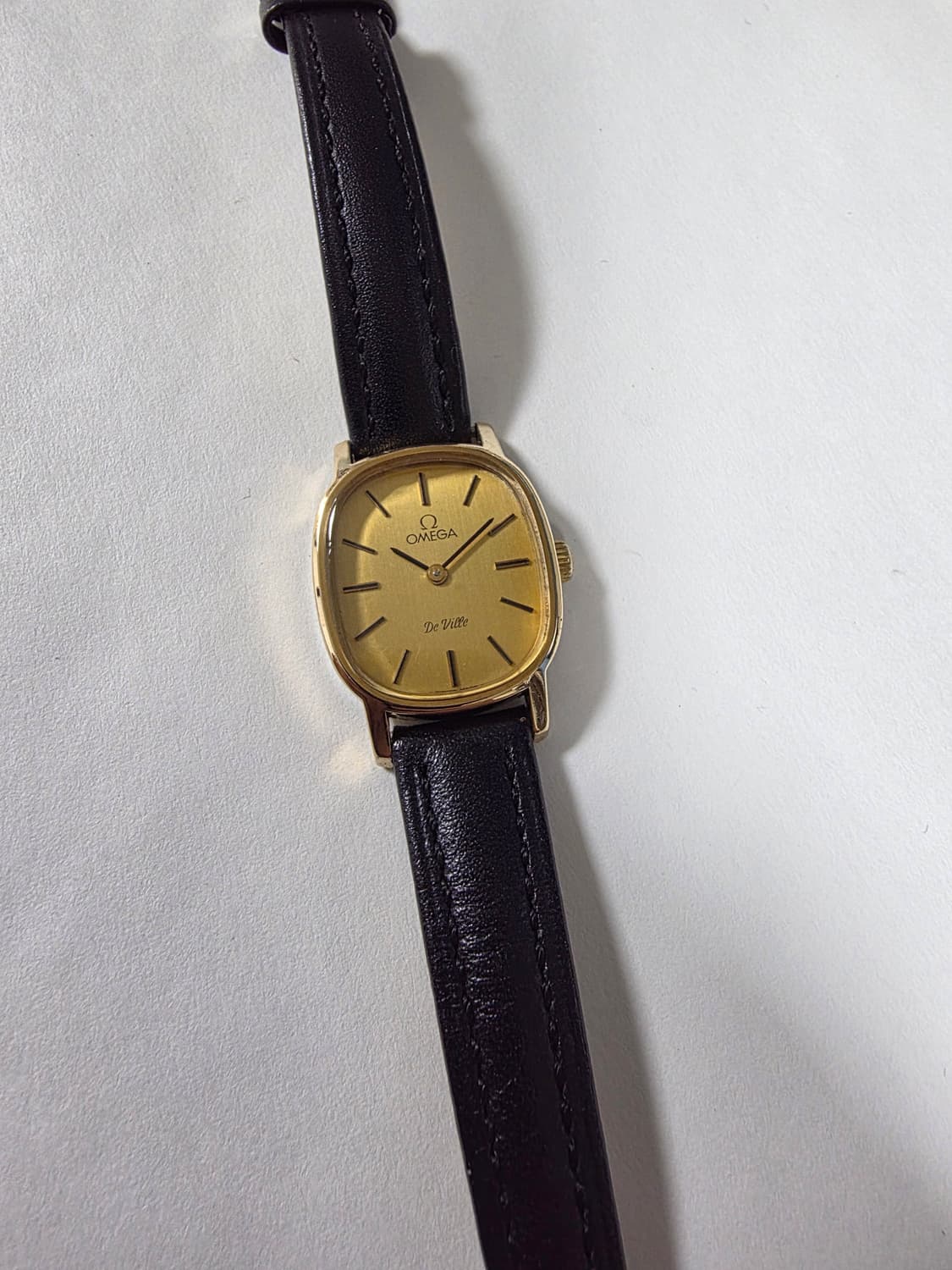 오메가 시계 빈티지 OMEGE 드빌 금장 수동 올제치 여성용 상품이미지8