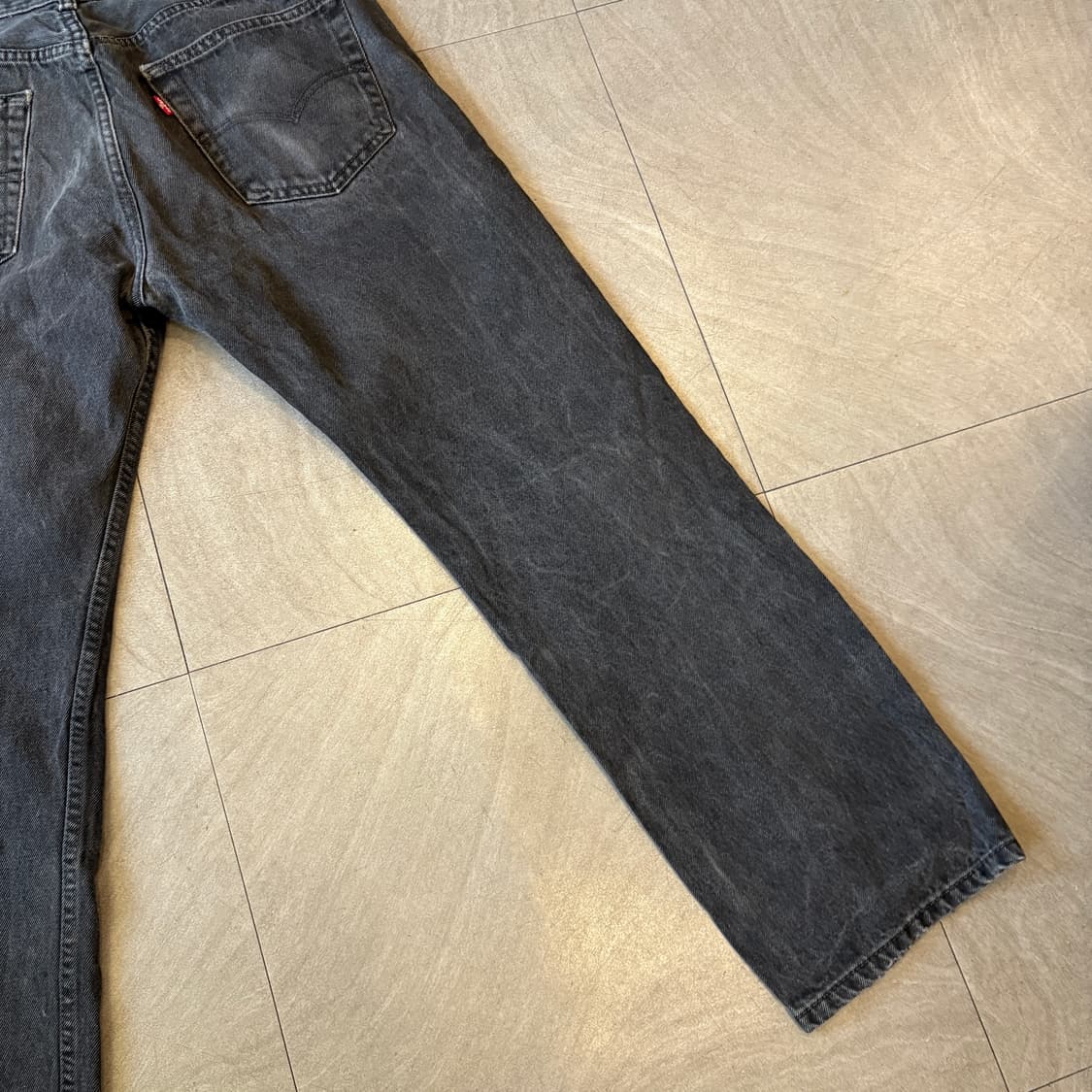 리바이스 정품 505 데님 블랙 팬츠 바지 상품이미지10