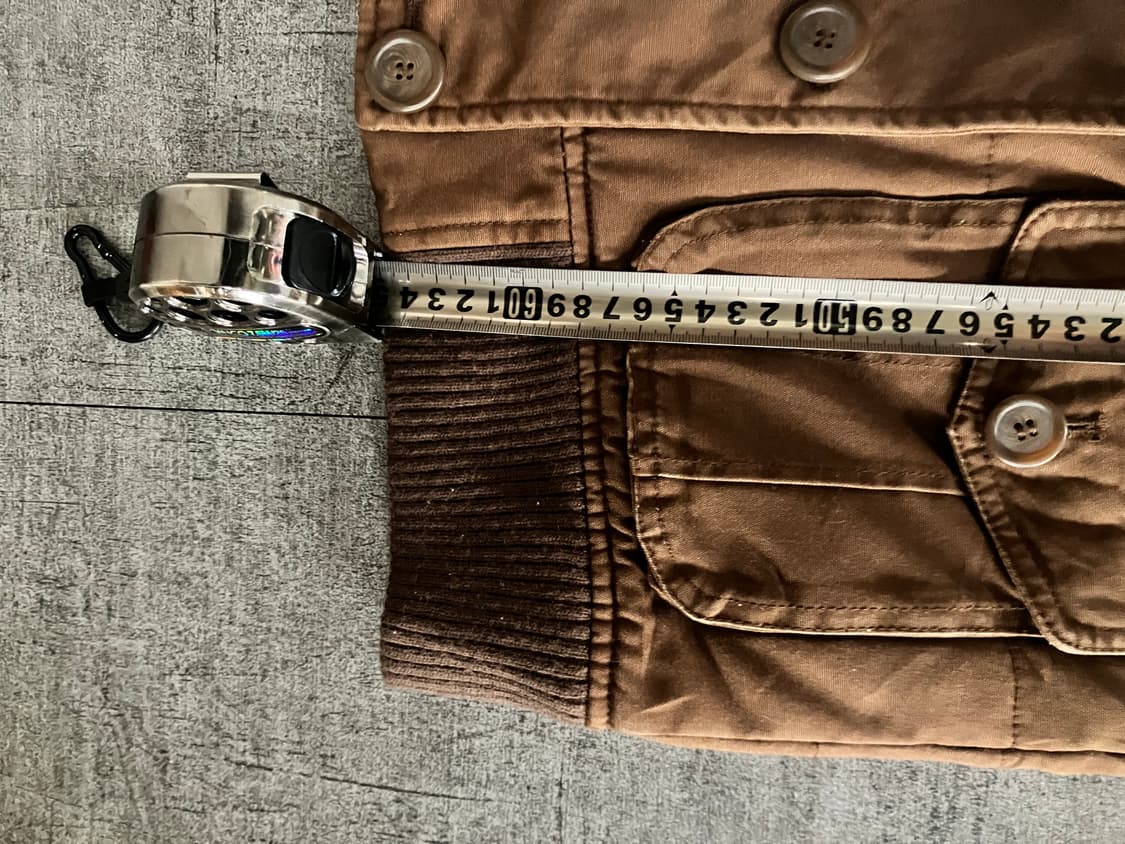 일본빈티지 Jpm100 올드스쿨아메카지 너드모리 대대장 사파리점퍼 초코 상품이미지3