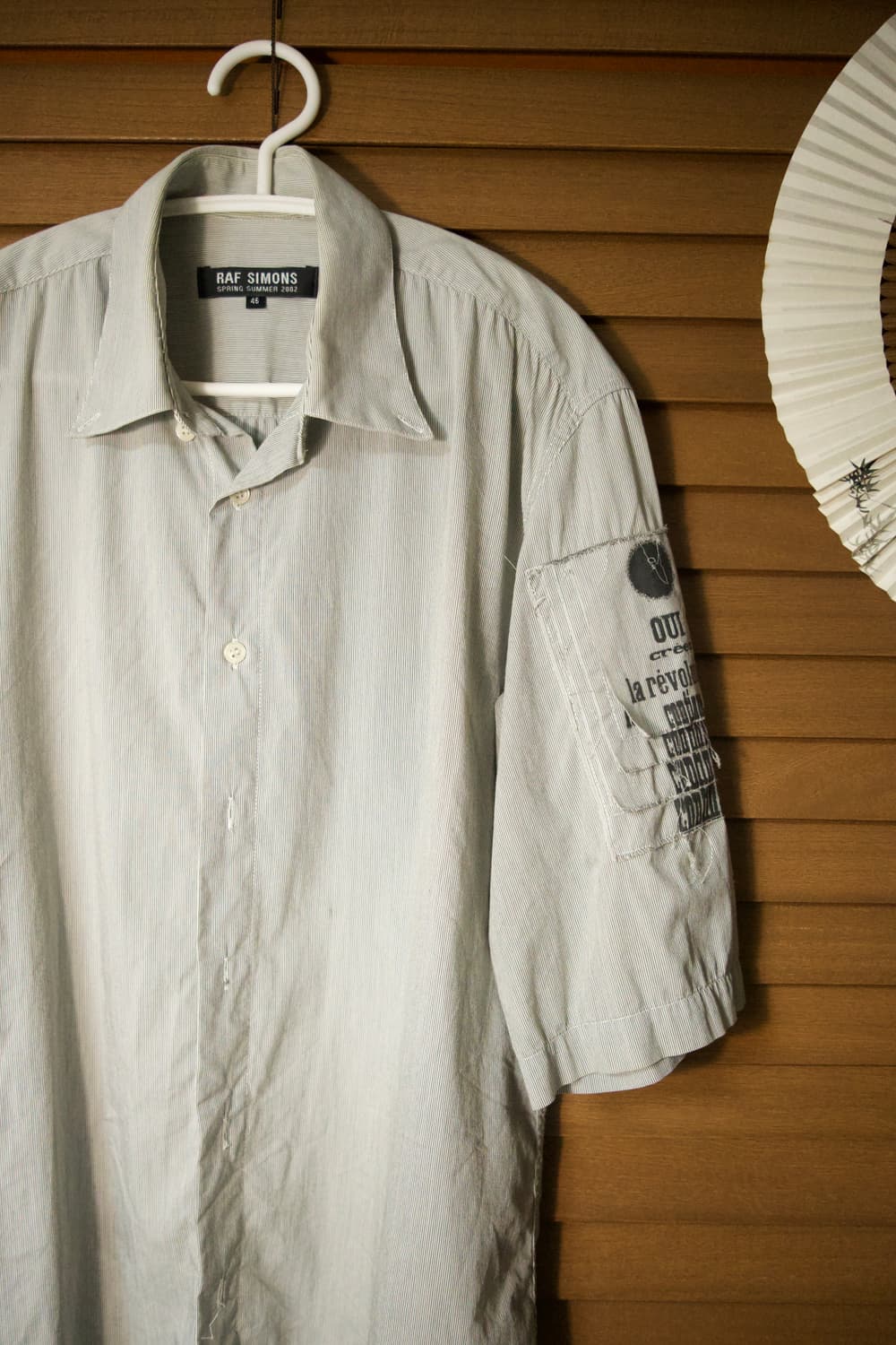 [46] 라프시몬스 아카이브 ss02 테러기 반팔 셔츠 상품이미지3