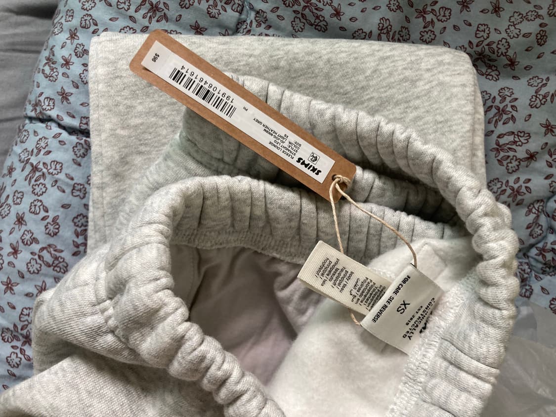 skims 플리스 라운지 스트레이트 레그 팬츠 상품이미지2