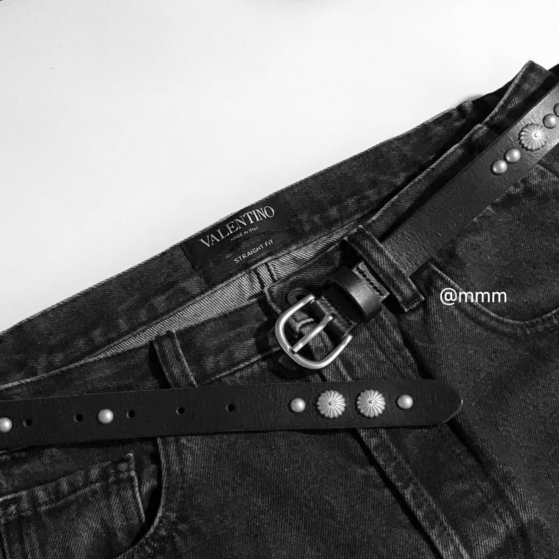 [Unisex] 찡 스터드 가죽 벨트 상품이미지4