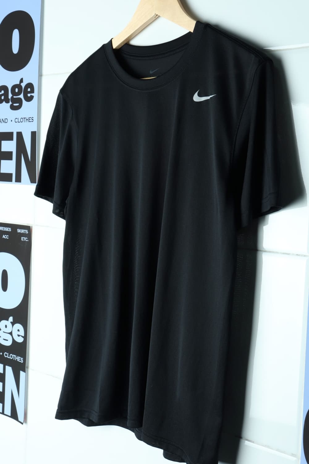 (L-XL) 나이키 반팔 티셔츠 기능성 운동 러닝 블랙-7AF9 상품이미지1