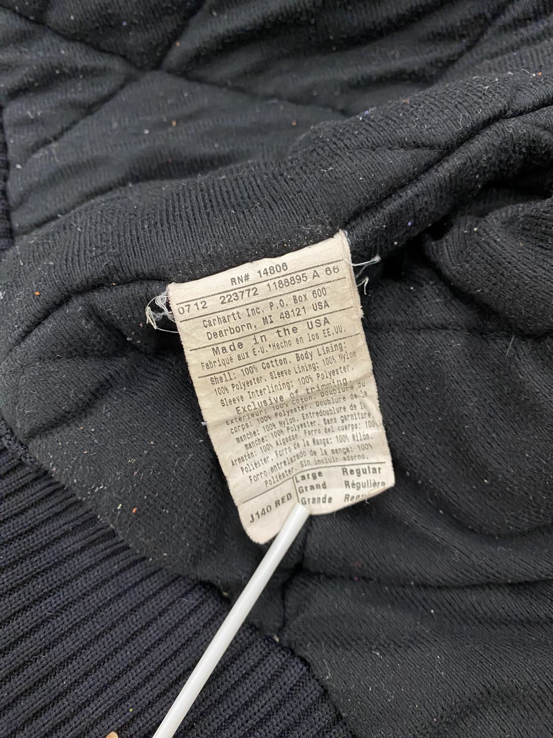 칼하트 덕 엑티브 자켓 [J140] 상품이미지10