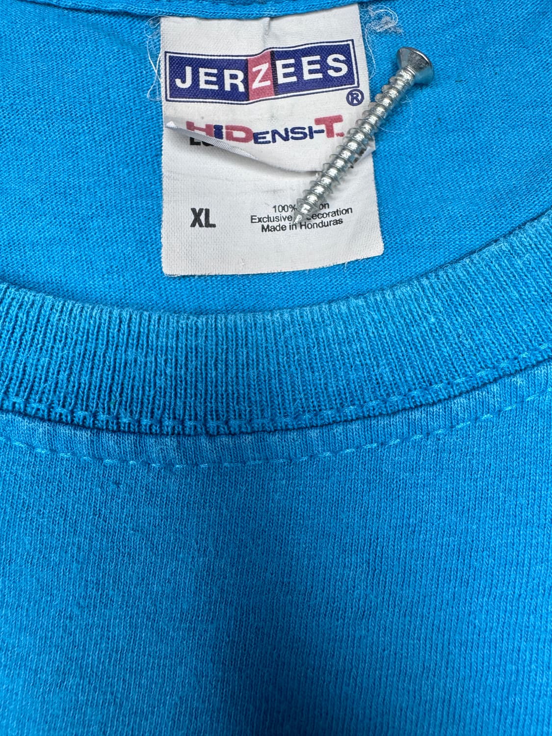 빈티지 90s 팀홀튼 Tim Holtons 스마일쿠키 티셔츠 아쿠아 XL 상품이미지3