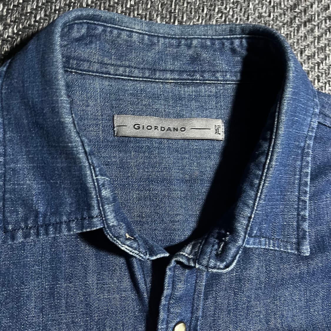 [XL] GIORDANO 지오다노 데님 셔츠 상품이미지4