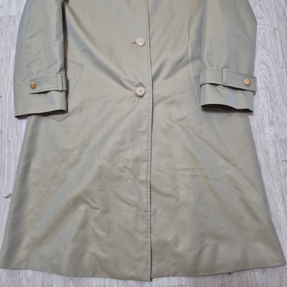 닥스 런던 체크 카라 트렌치코트 85-160 상품이미지3