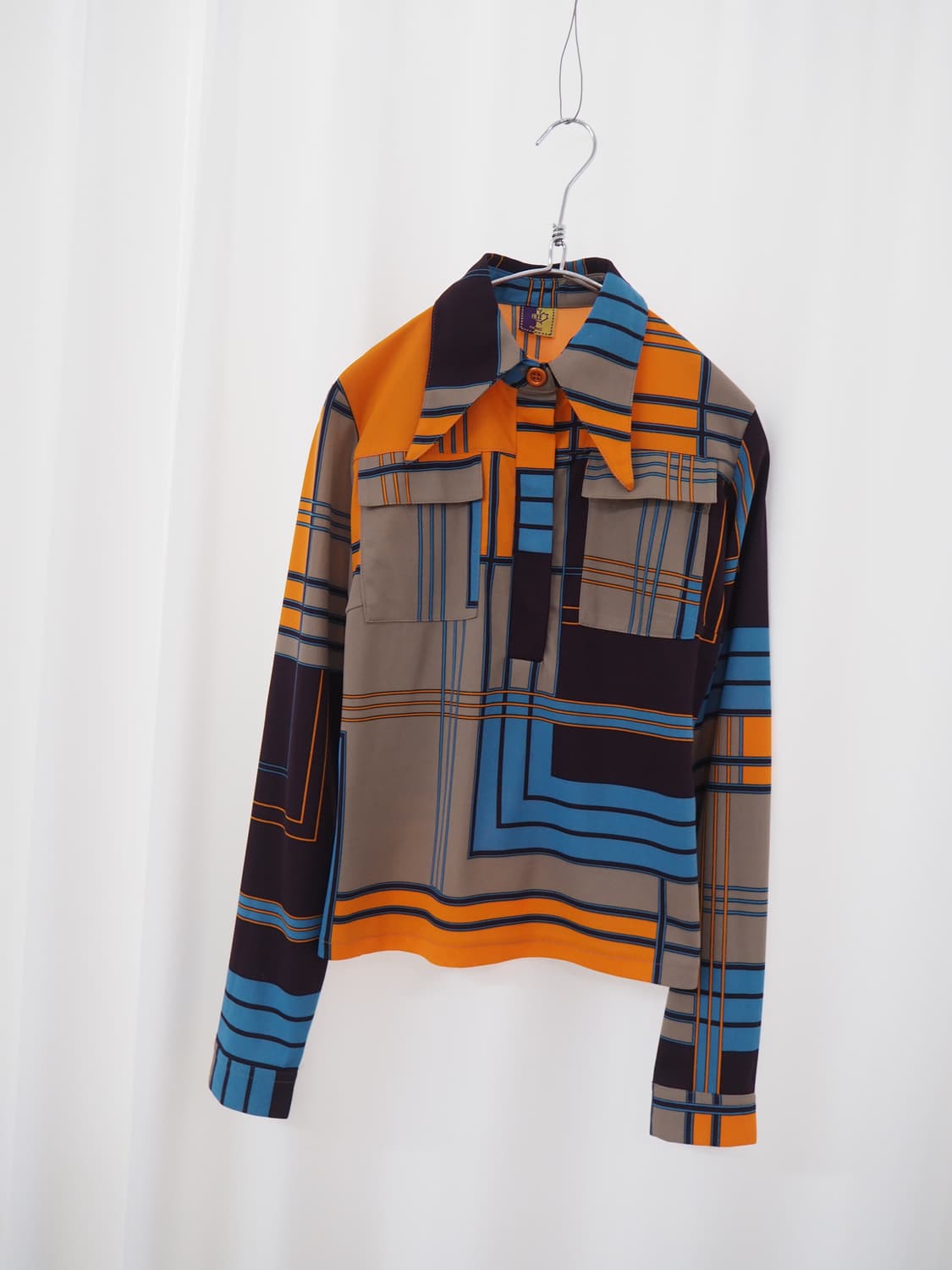 vintage butterfly collar top  상품이미지1