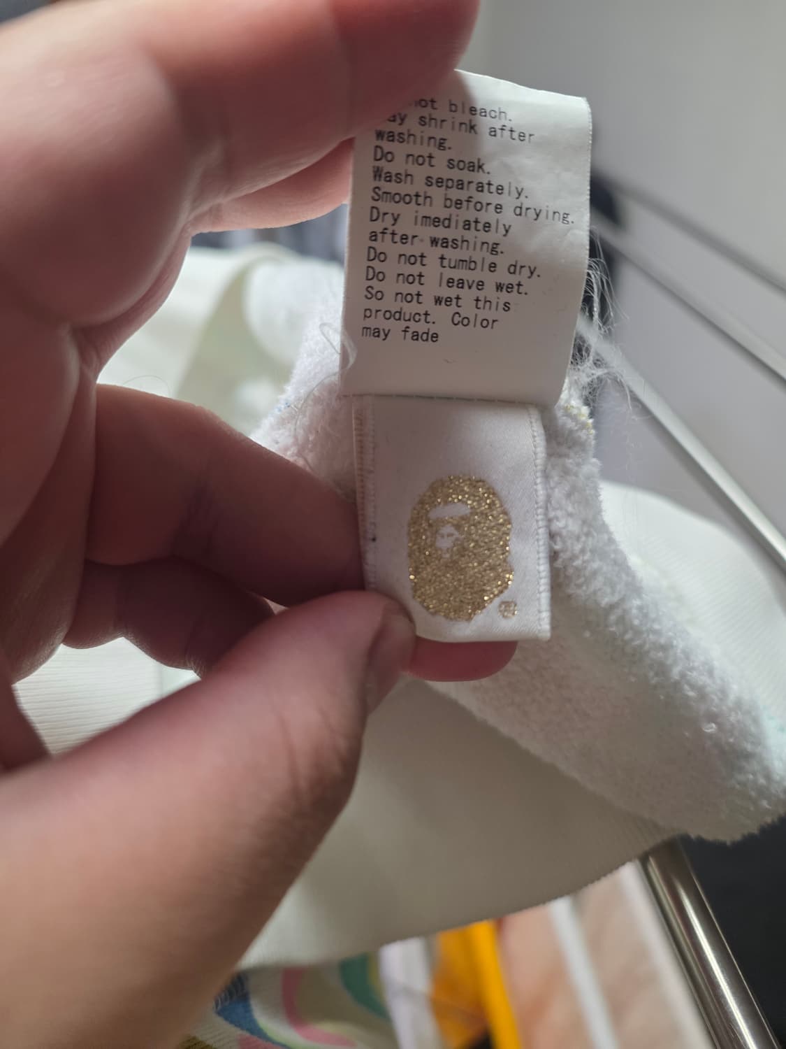 [Og M]베이프 멀티카모 후드집업 화이트 상품이미지7