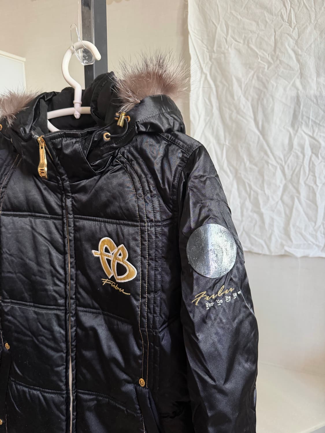 Fubu 후부 걸스 골드 블랙 패딩 상품이미지4