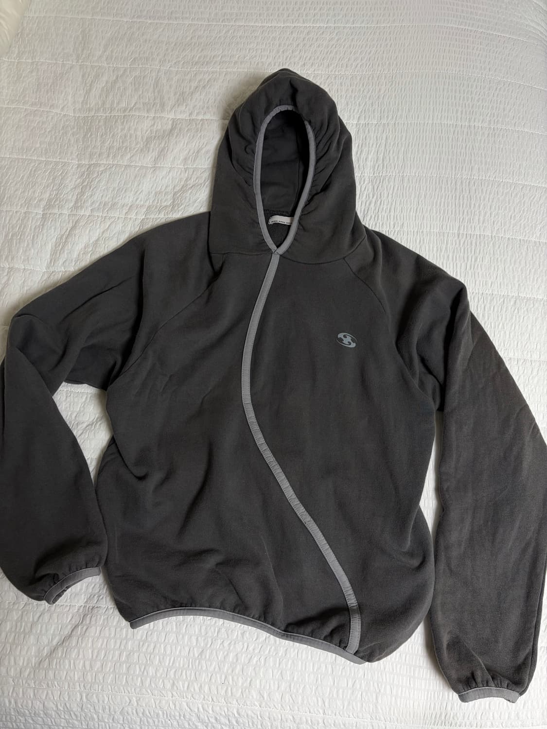 23SS 산산기어 테이프드 후드티 차콜 1사이즈 상품이미지2