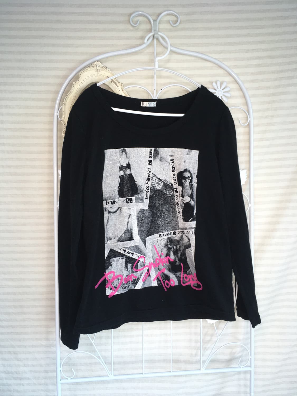 일본빈티지 갸루 펑크 프린팅 롱 슬리브 상품이미지5