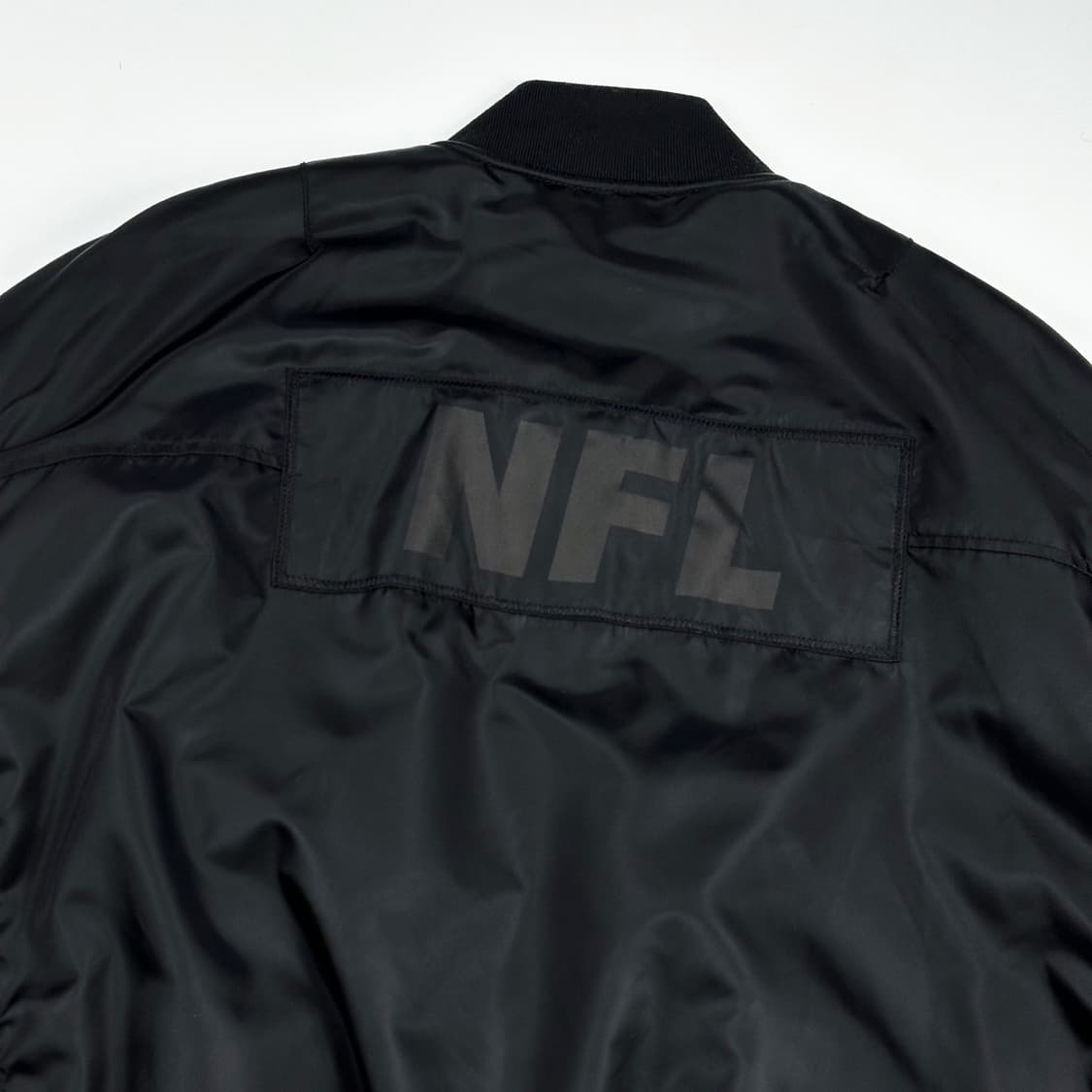 NFL 백로고 블랙 봄버 ma1 항공점퍼 자켓 (XL) 상품이미지6