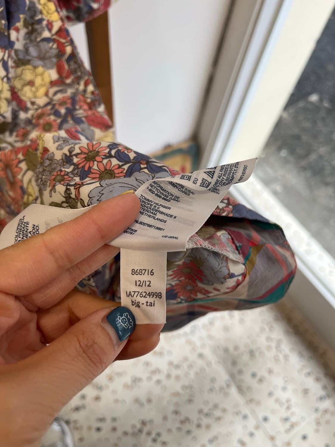 타미힐피거 플로럴 가든 셔츠 원피스 (상태 최상) 상품이미지5