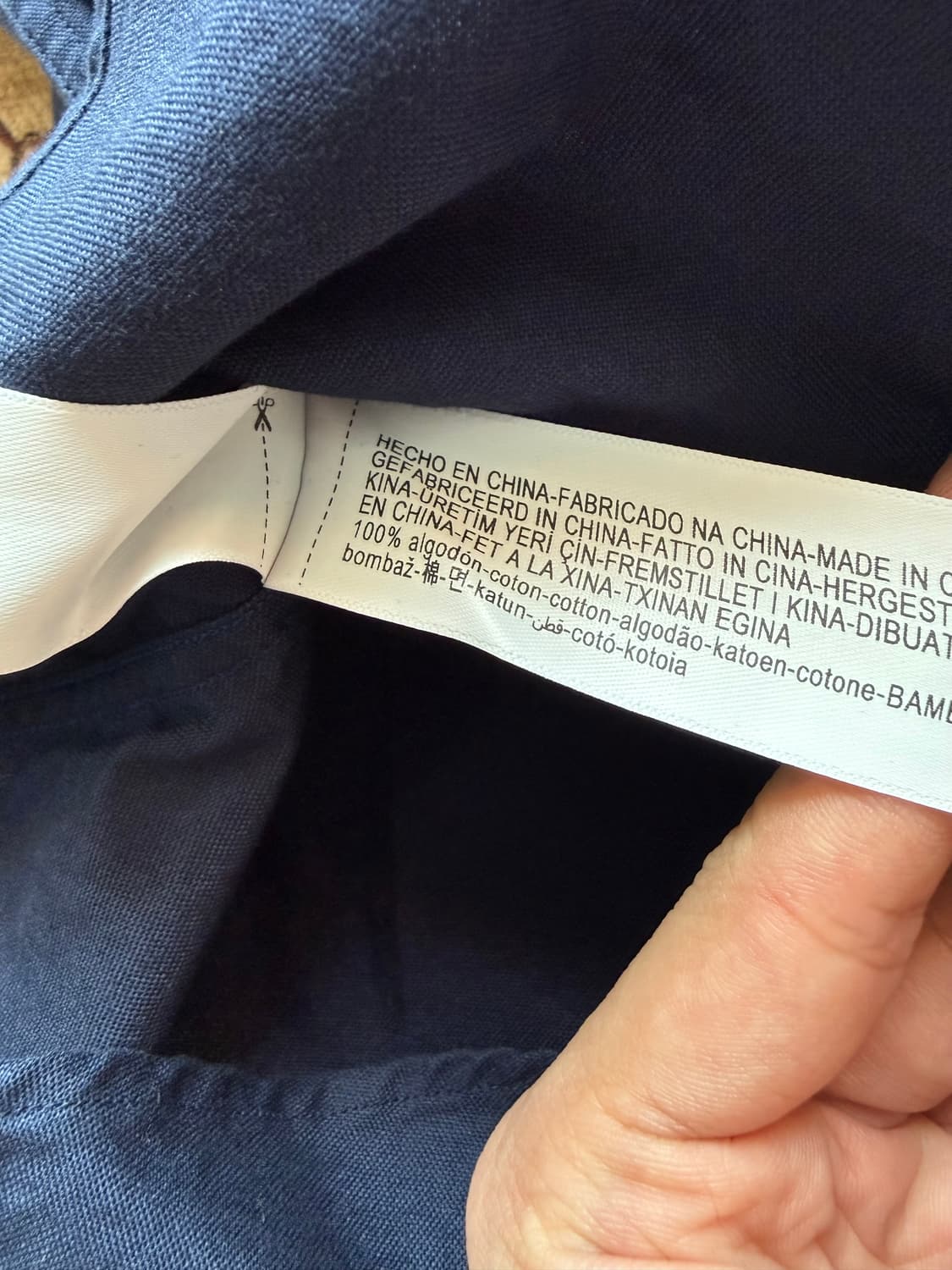 Massimo Dutti 네이비 버튼다운 셔츠 상품이미지4