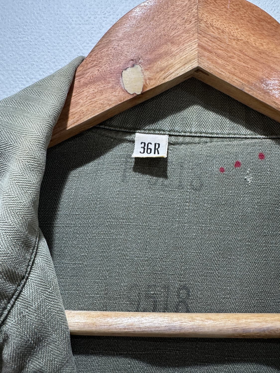 40s 오리지널 M43 HBT 셔츠 (36R) 상품이미지6