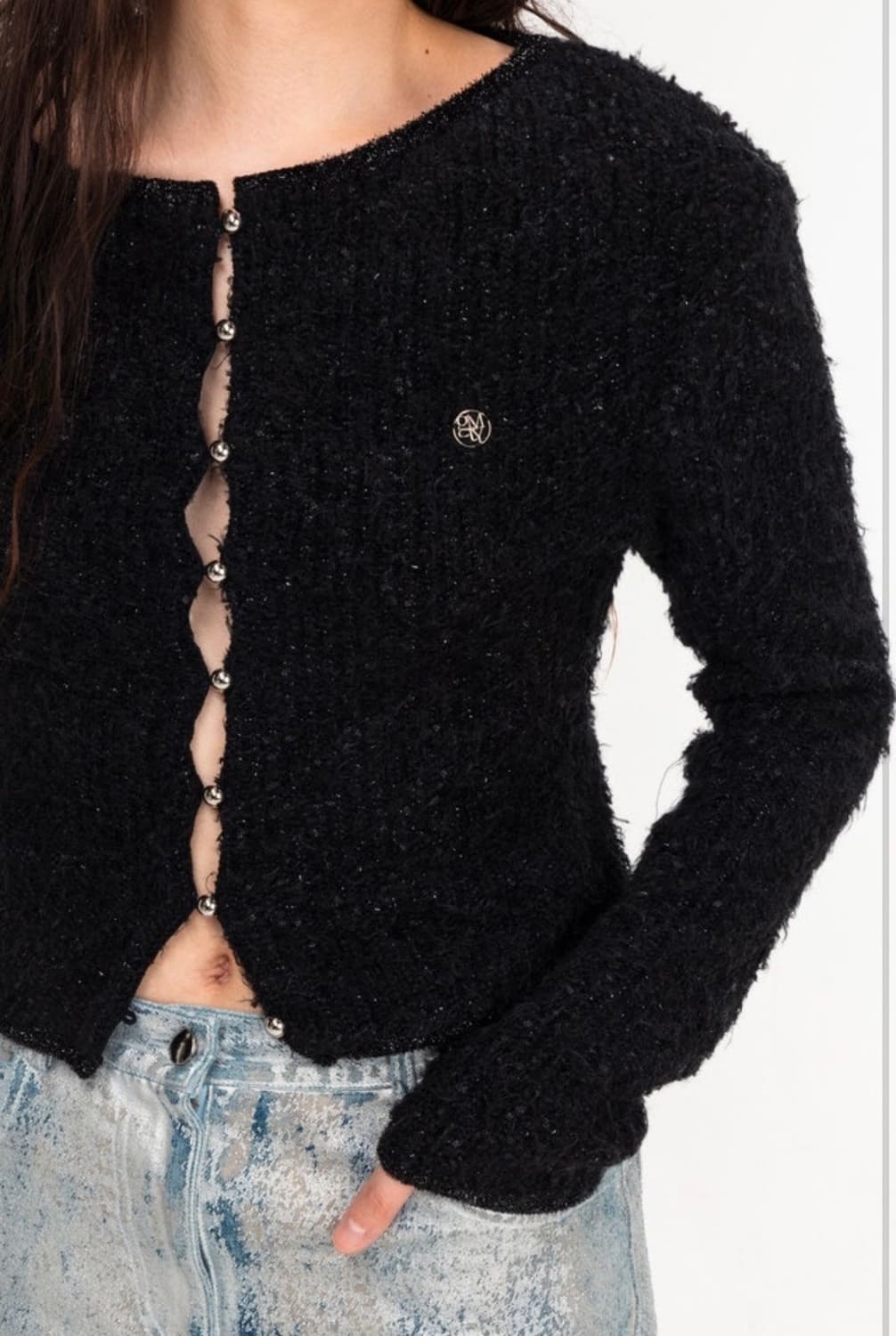 김미더영 트위드 가디건 상품이미지5