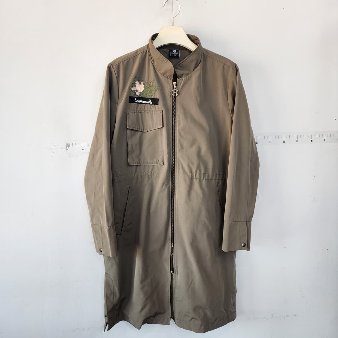 hummel 카키색 롱 야상 점퍼 상품이미지1