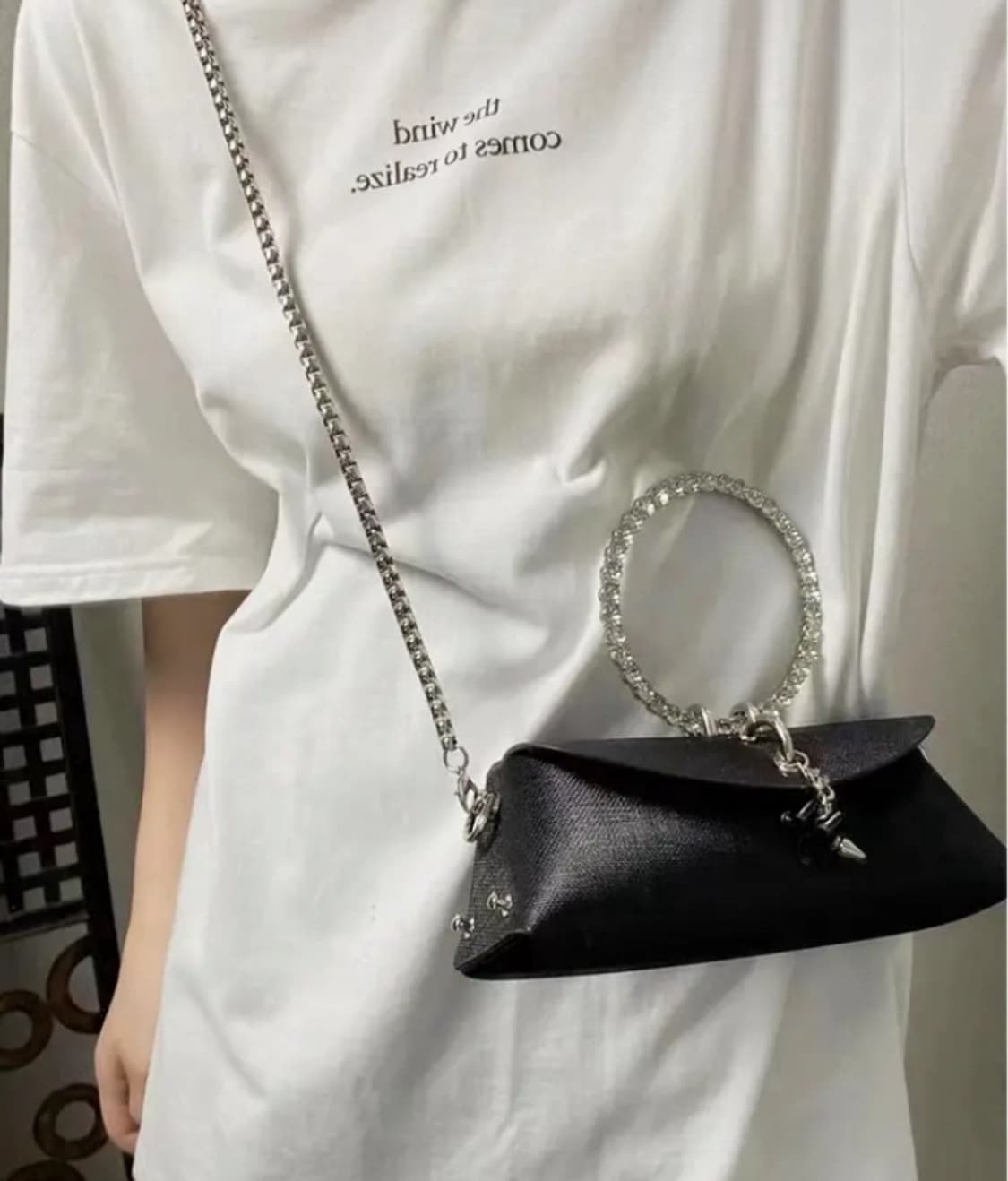 링 포인트백 블랙 상품이미지3