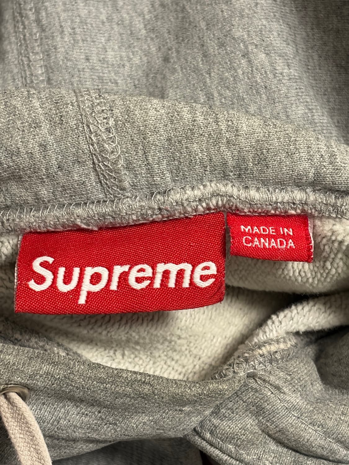 슈프림 박스로고 후디 회빨 L 11FW or 12FW 상품이미지6