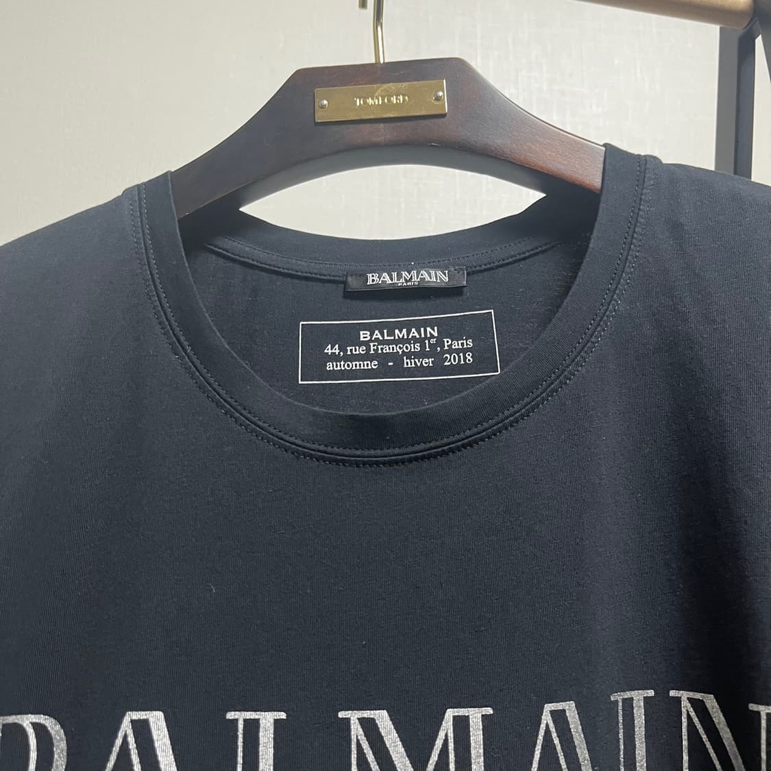 정품 XL) 발망 메탈릭 로고 티셔츠 100~105 상품이미지3