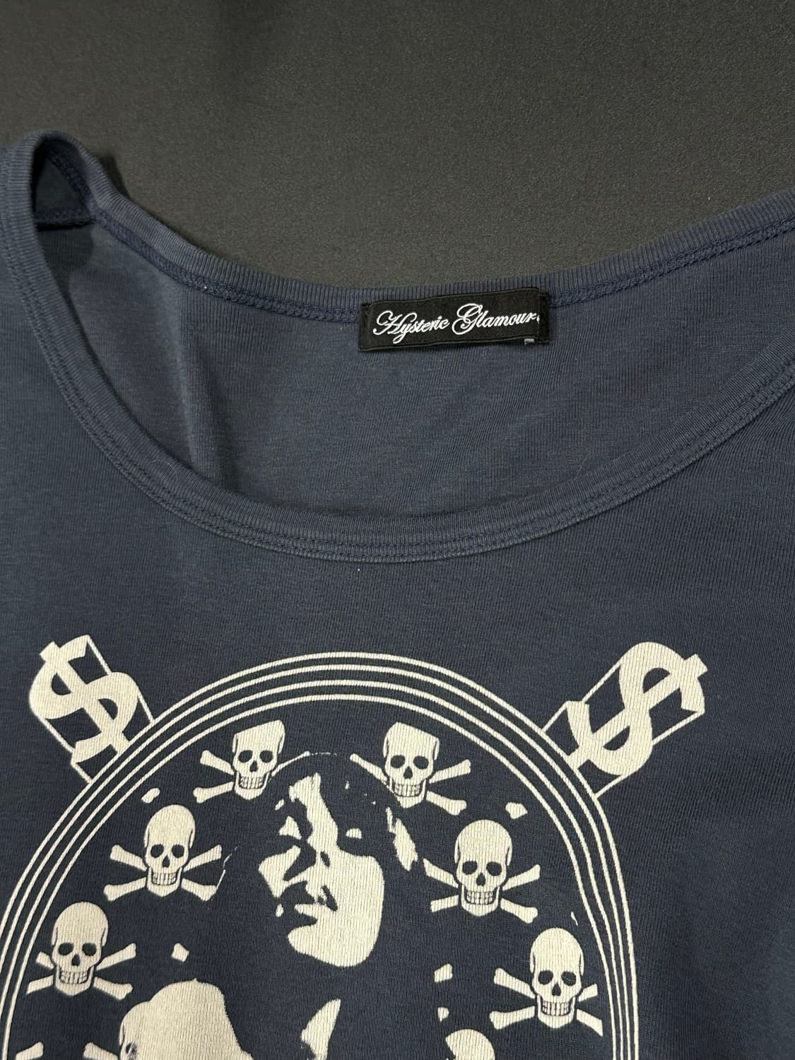 히스테릭 글래머 스컬 프린팅 롱슬리브 상품이미지5