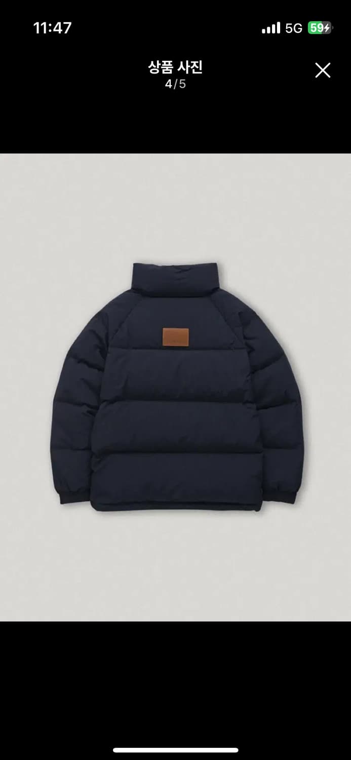 스무드무드 푸퍼패딩 네이비 상품이미지2