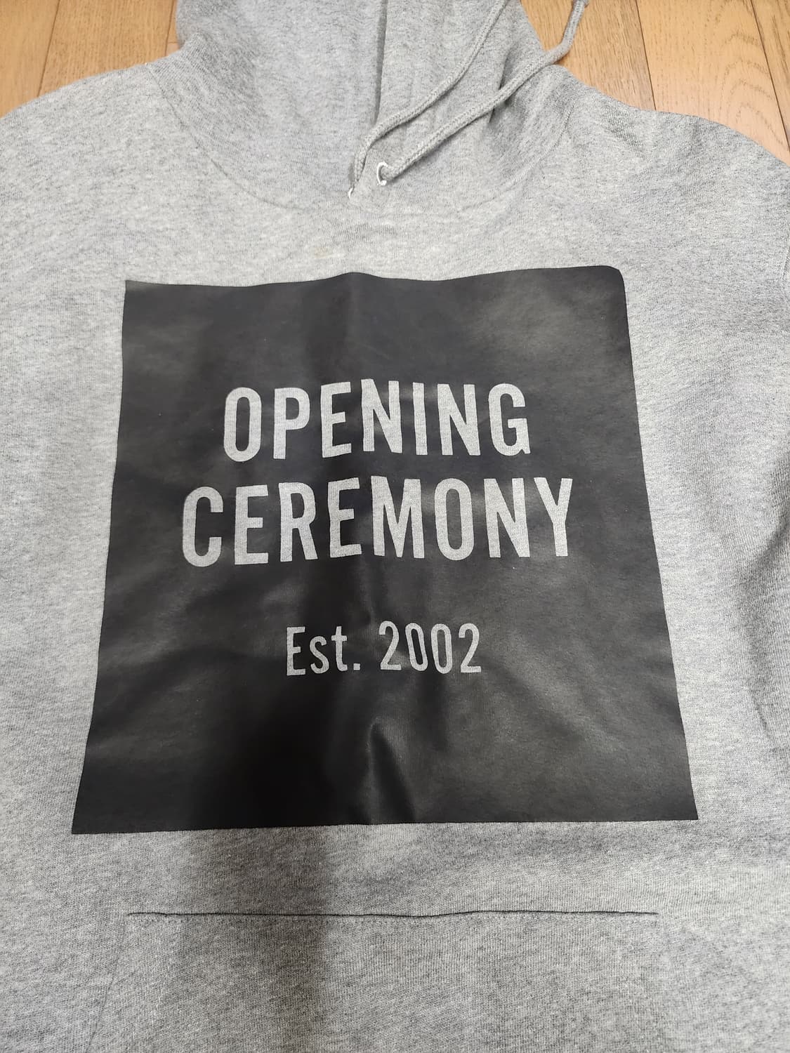 오프닝세레모니 후드티 회색 상품이미지2