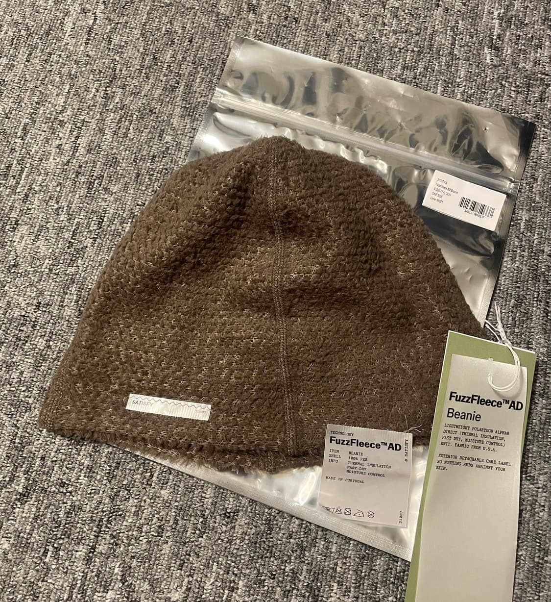 새티스파이 퍼즈플리스 비니 팔콘 상품이미지1