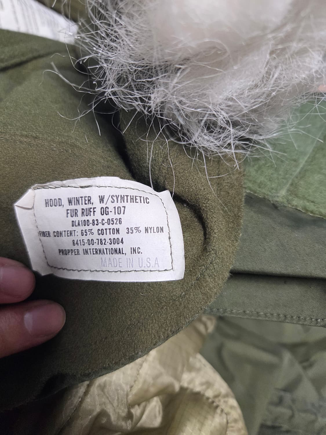 M-65 피쉬테일(개파카) 상품이미지4