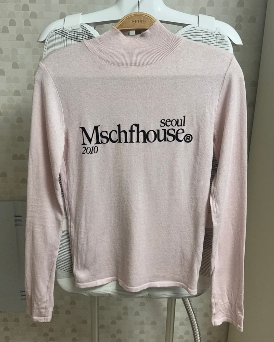 미스치프 HOUSE LIGHTWEIGHT KNIT TOP-PINK 상품이미지3