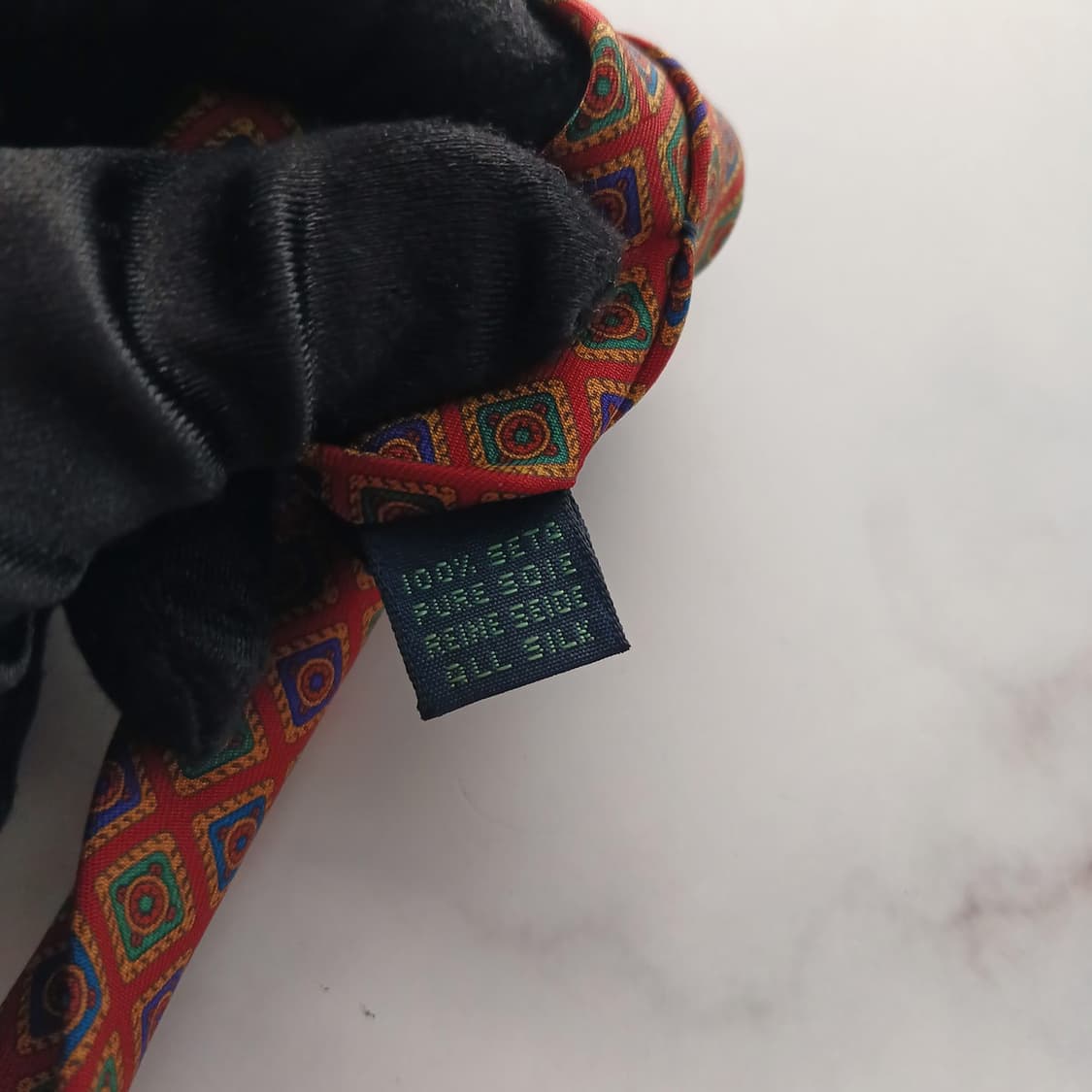 폴 스튜어트 실크 오렌지 기하 넥타이 9.7cm A+등급 A18668
 상품이미지7