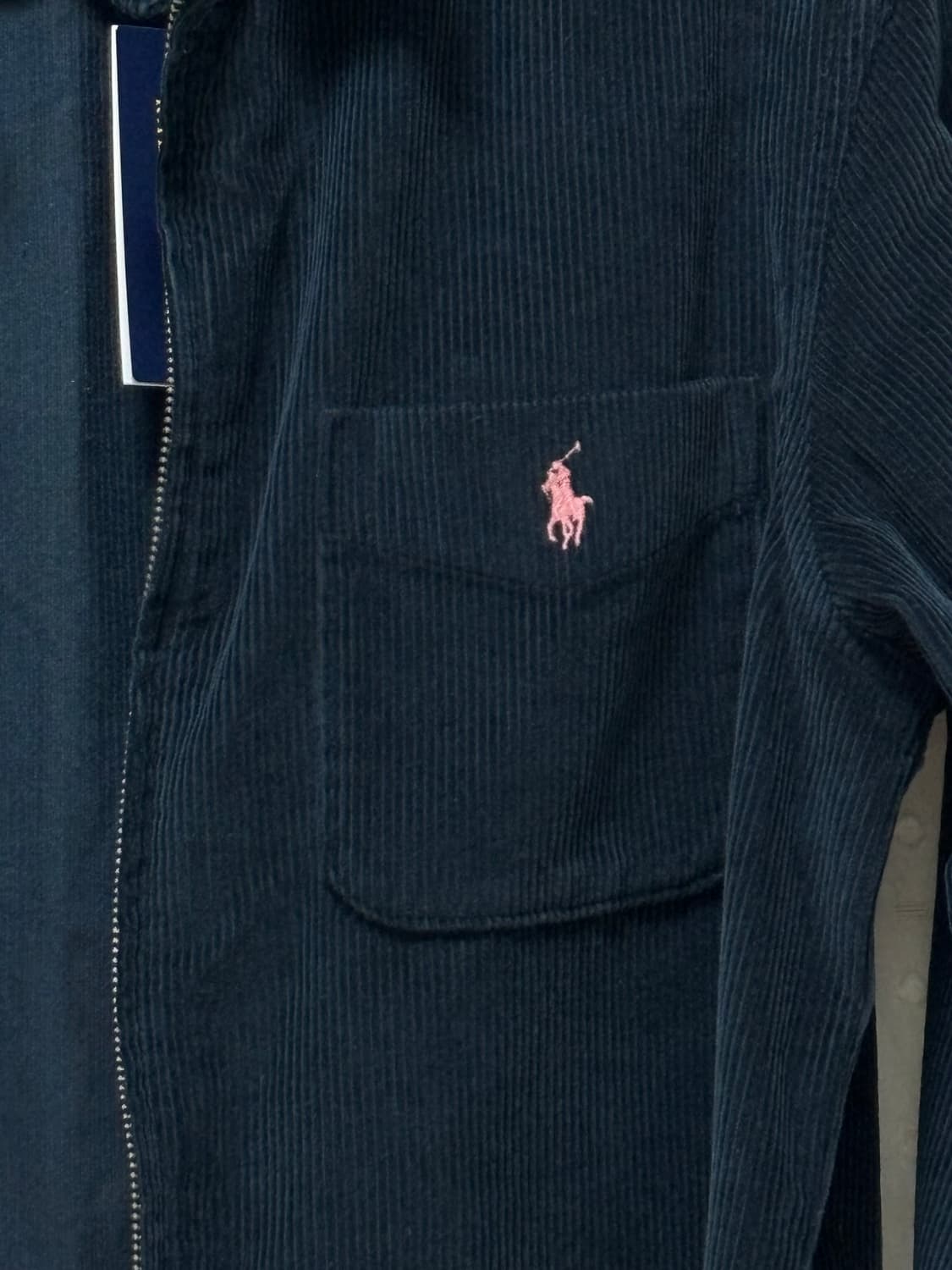 폴로 랄프로렌 코듀로이 집업 셔츠 자켓 네이비 s 상품이미지2