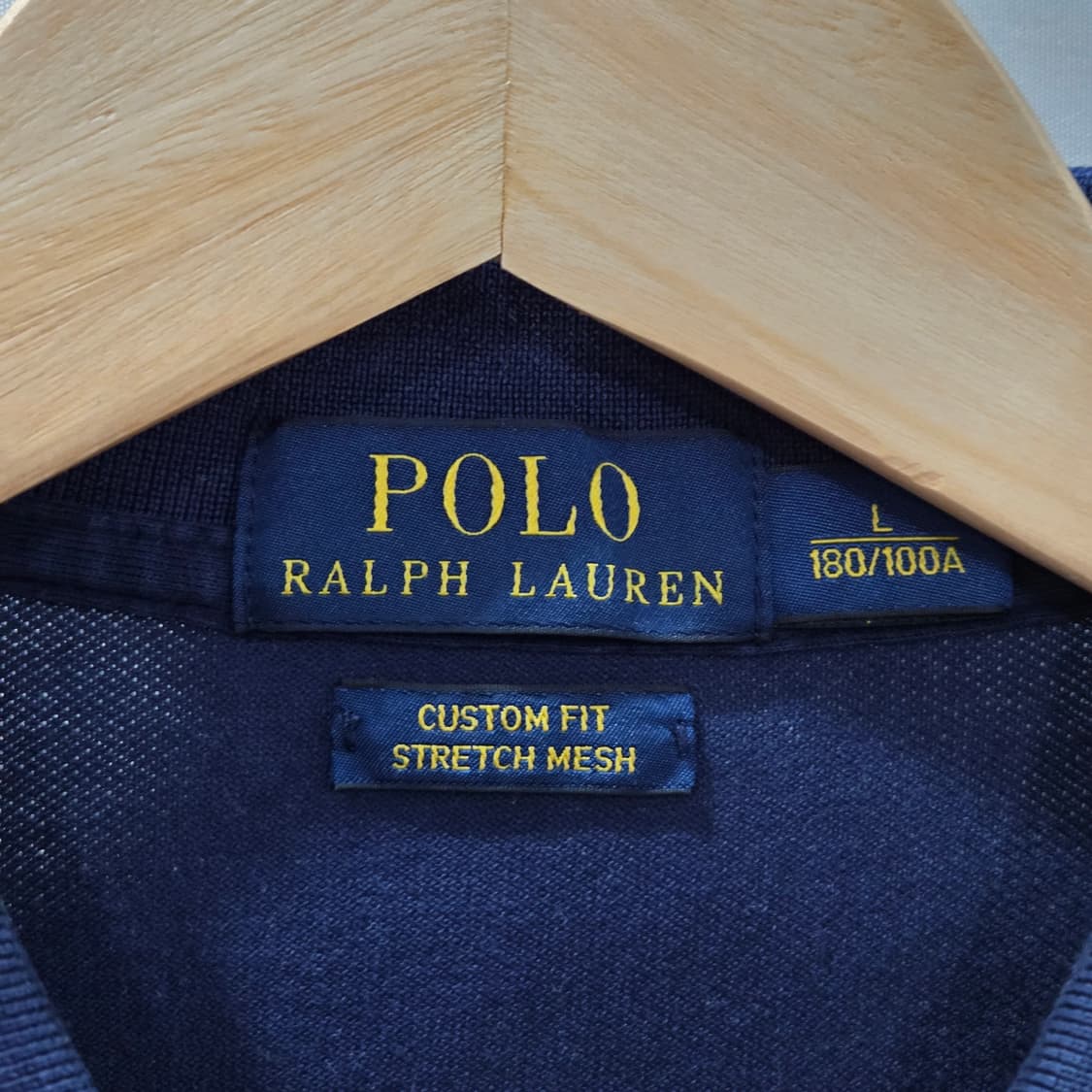 폴로랄프로렌 매쉬 카라티 네이비 L 상품이미지3