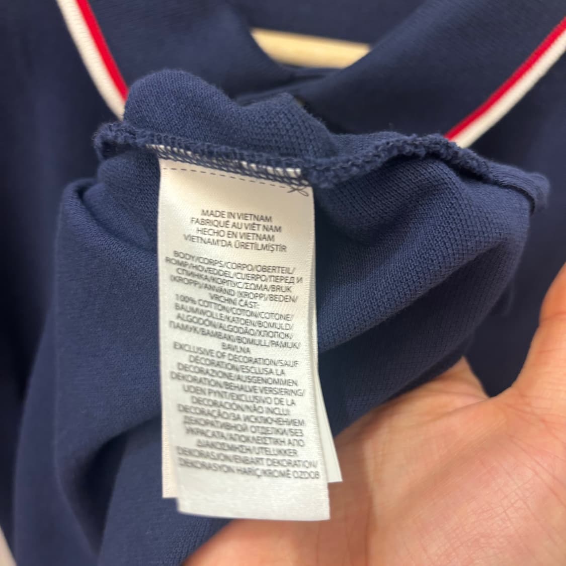 폴로 랄프 로렌 네이비 레드 포니 PK XL 상품이미지8