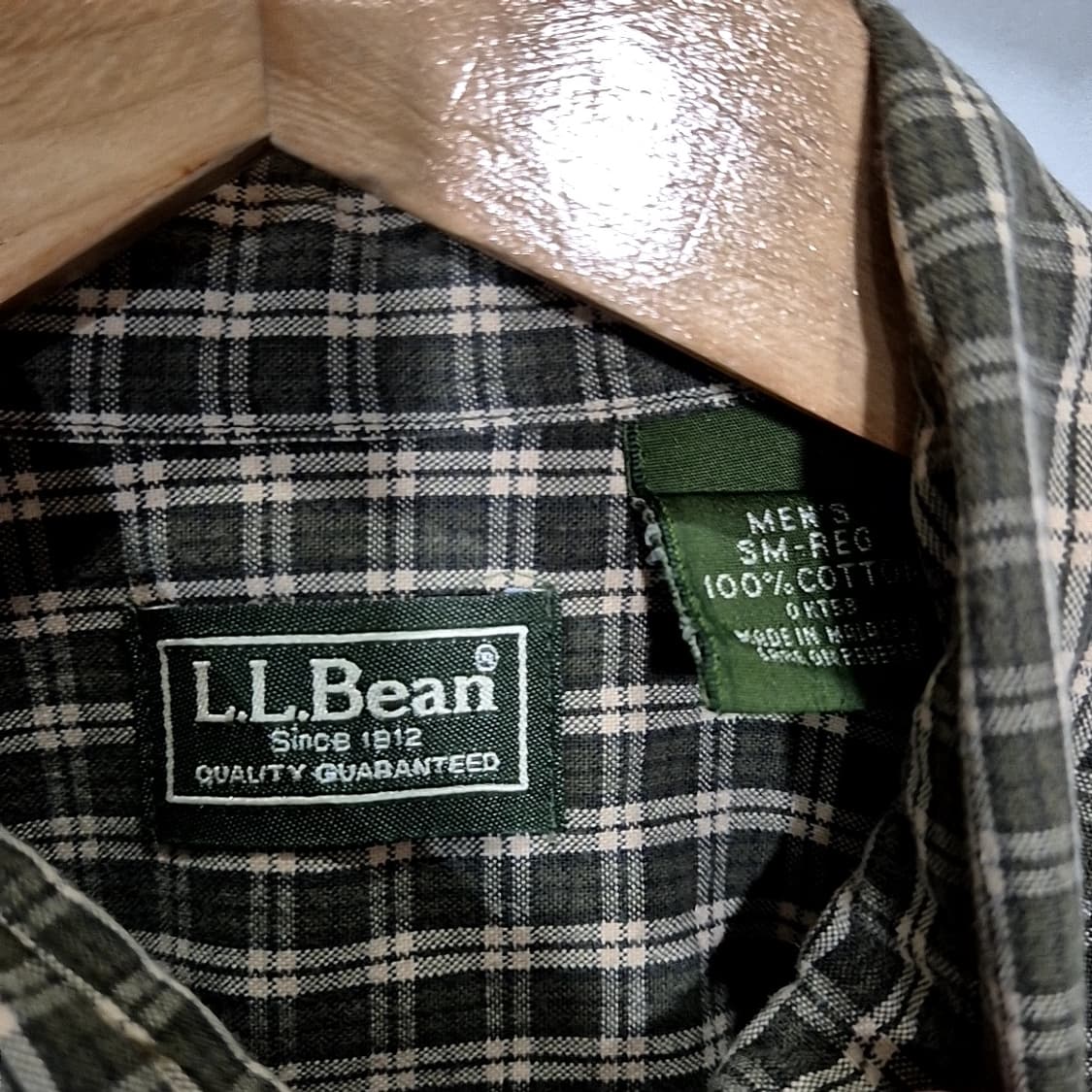 L.L.Bean 체크 반팔 셔츠 상품이미지3