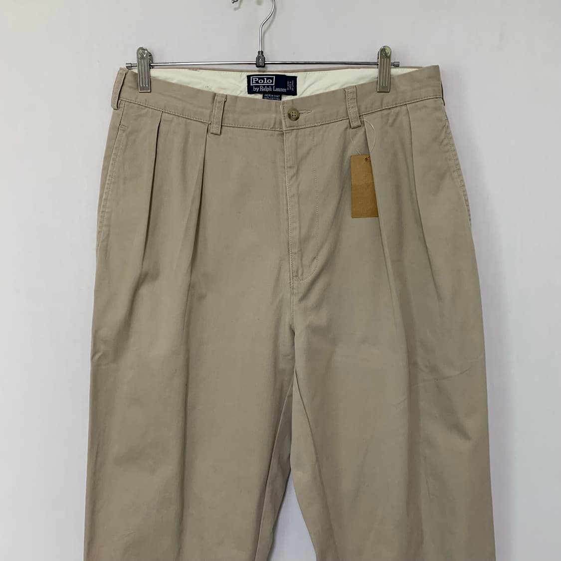 폴로 랄프로렌 빈티지 베이지 코튼 팬츠 면바지 32-34인치 상품이미지3