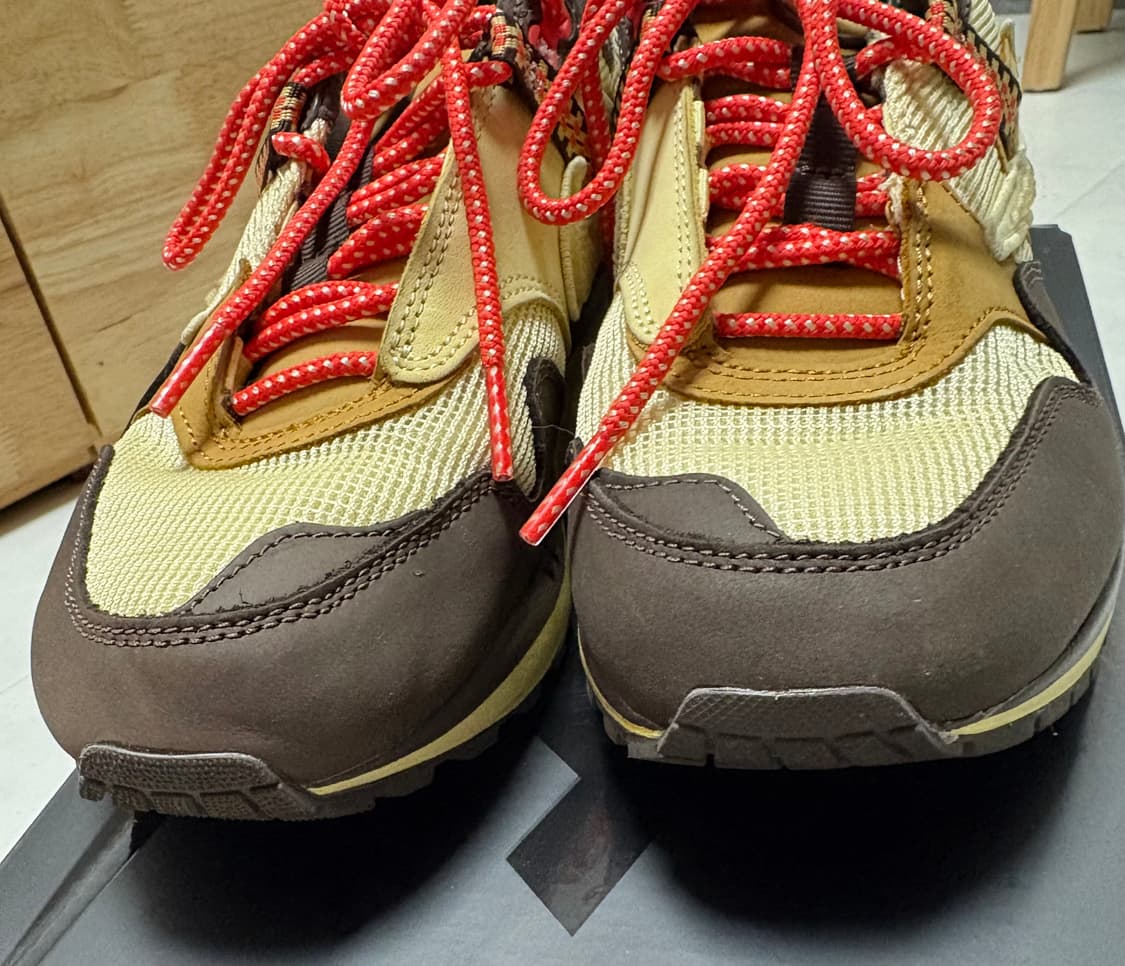 나이키 x 트래비스 스캇 에어맥스 1 캑터스 브라운 240 판매 상품이미지7