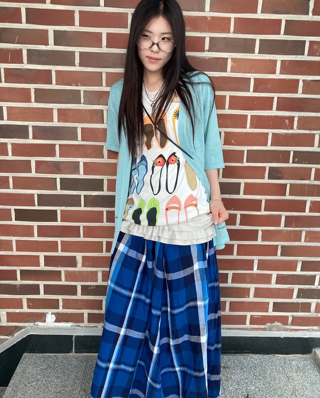 블루샤베트 괴짜소녀 빈티지 코디세트 4pcs 상품이미지3
