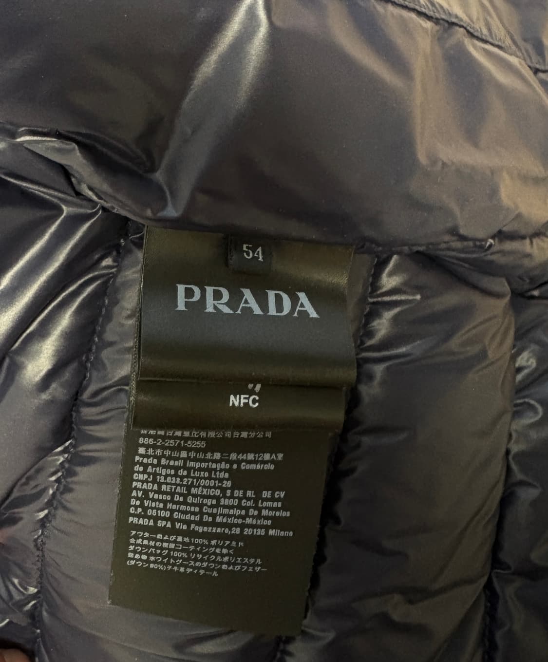 프라다 패딩 조끼 네이비(54) 상품이미지2