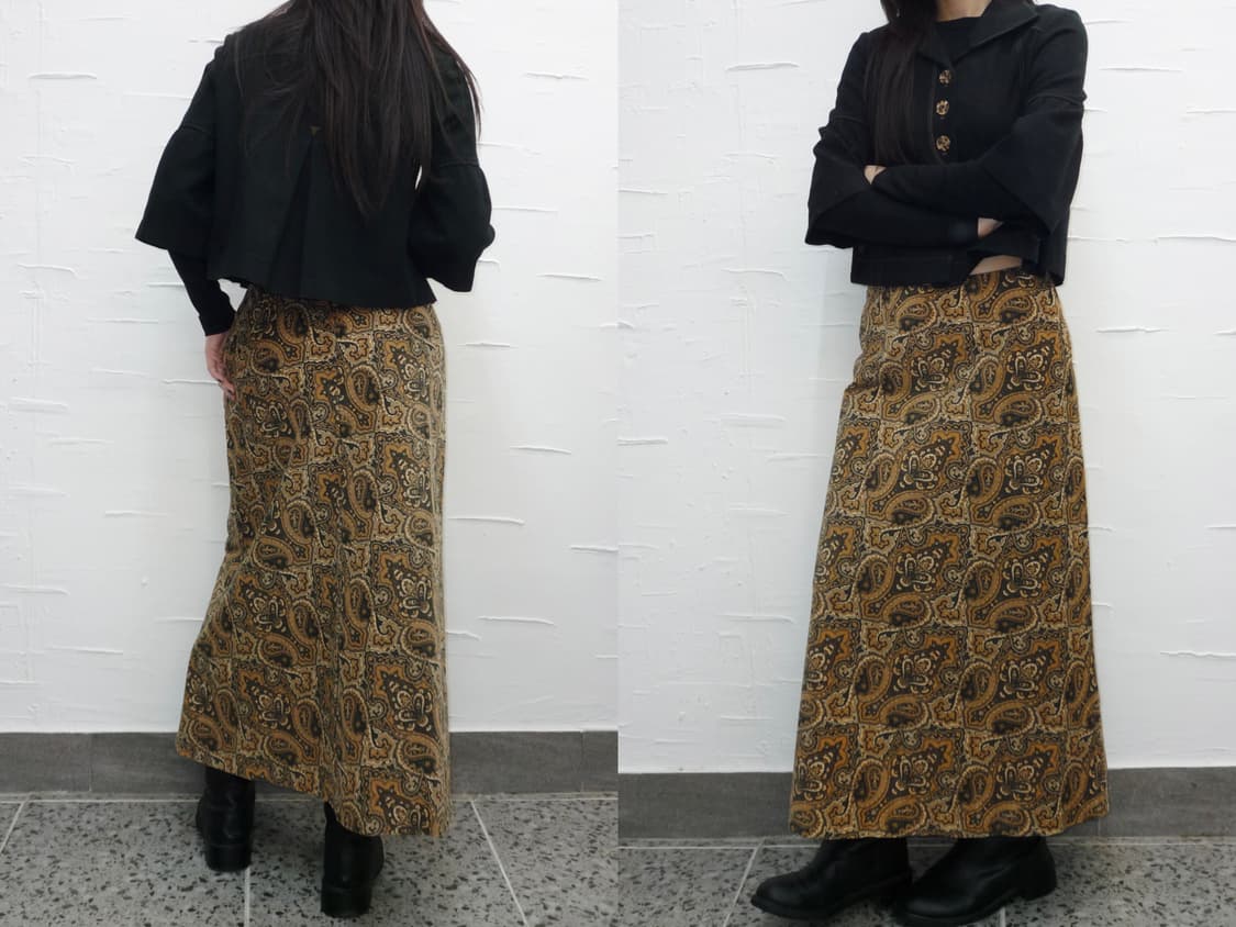 flared cape black jacket 상품이미지2