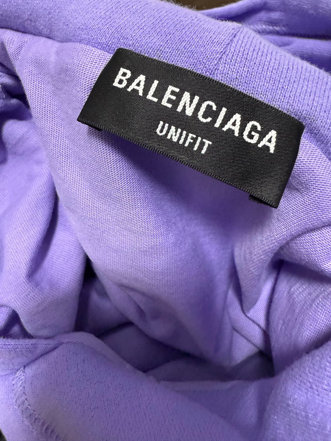 발렌시아가 디스트로이드 후드 퍼플 컬러, S 상품이미지3