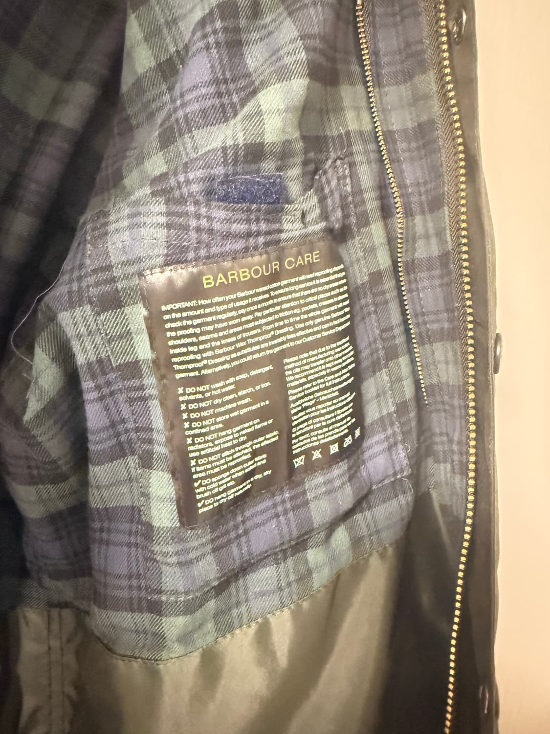 바버 비데일 왁스 자켓 상품이미지3