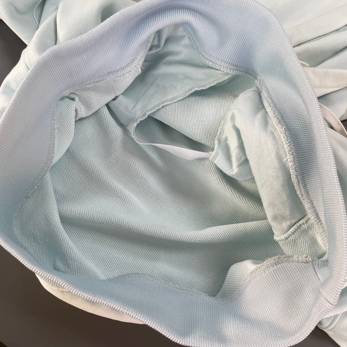 [50] 솔리드 옴므 백로고 오버핏 후드티 상품이미지7